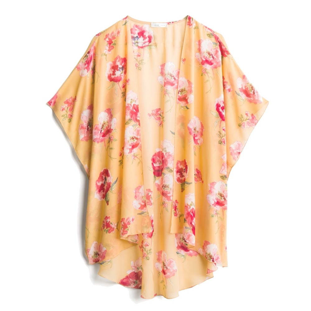 Yellow Emory Park Kimono Size Small (Stitch Fix)